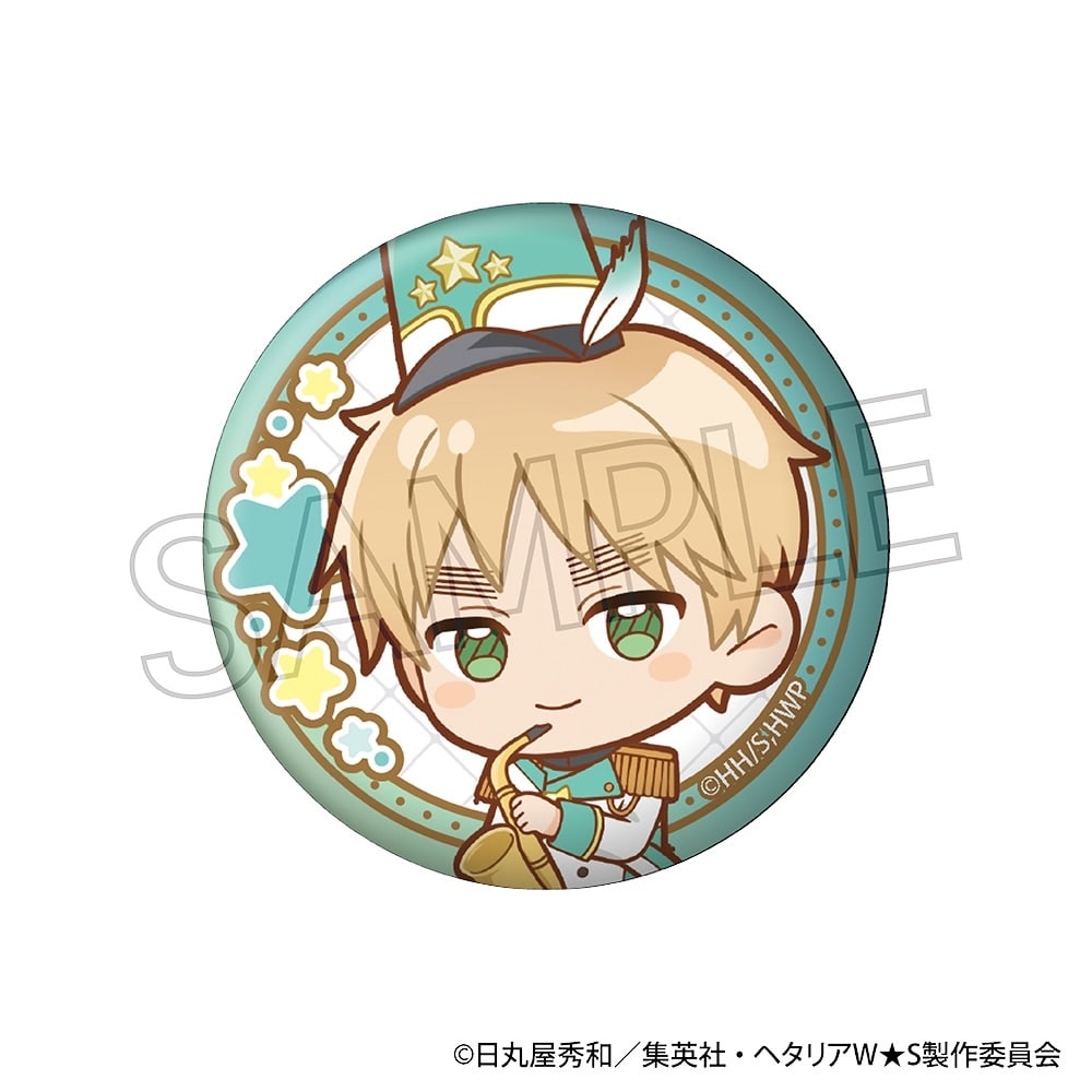ヘタリアWorld★Stars　缶バッジ -マーチング-