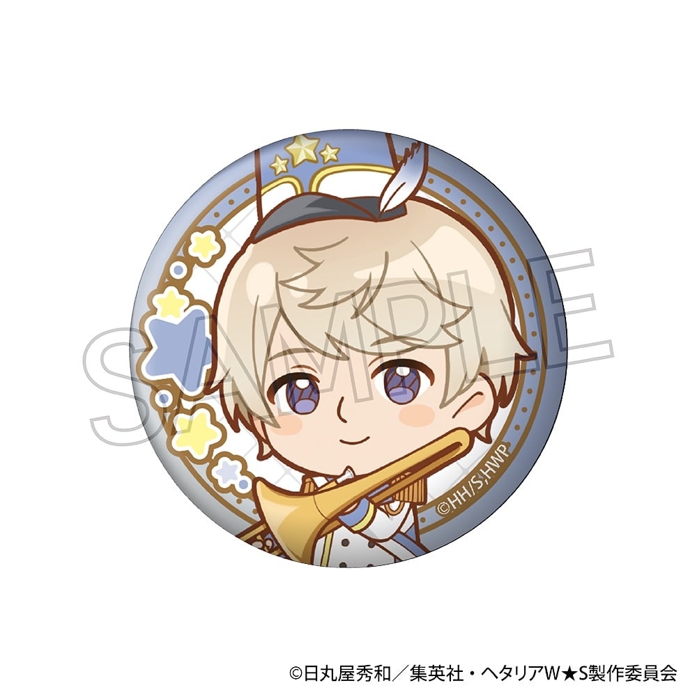 ヘタリアWorld★Stars　缶バッジ -マーチング-