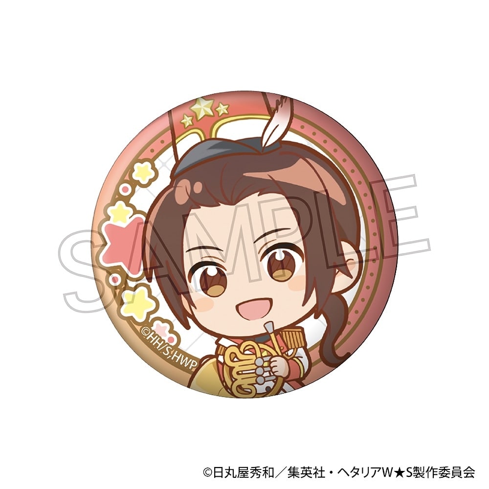 ヘタリアWorld★Stars　缶バッジ -マーチング-