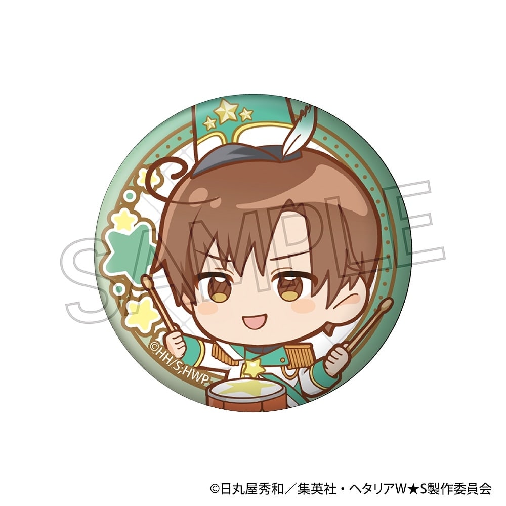 ヘタリアWorld★Stars　缶バッジ -マーチング-