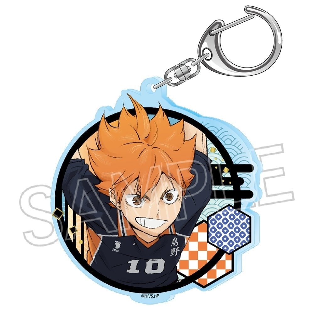 ハイキュー!!　切り絵シリーズvol.6　アクリルキーホルダー