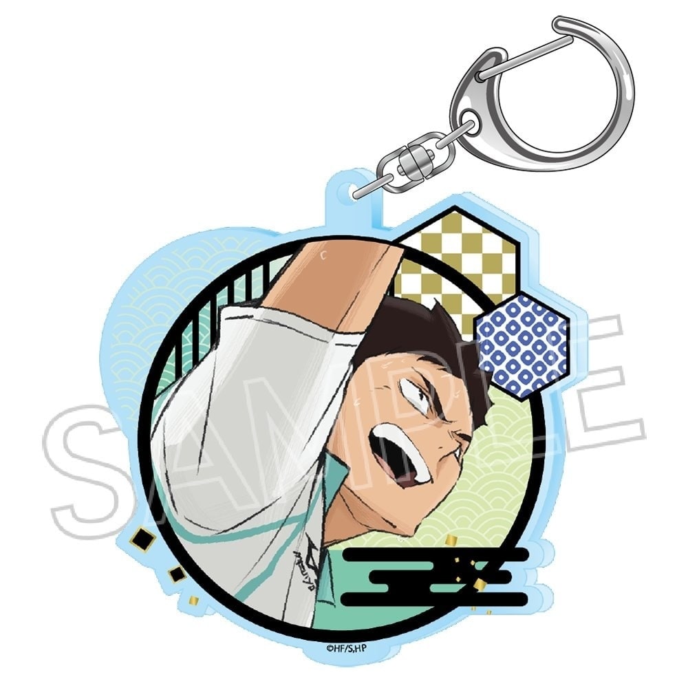 ハイキュー!!　切り絵シリーズvol.6　アクリルキーホルダー