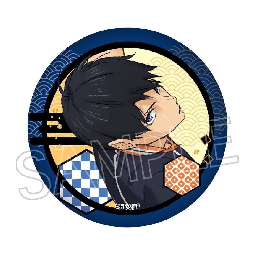 ハイキュー!! 切り絵シリーズvol.6 和紙風缶バッジ - 株式会社ツインクル