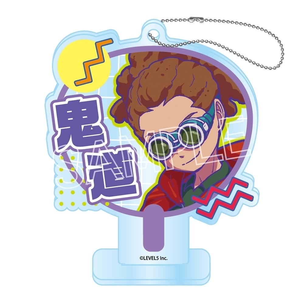 イナズマイレブン 英雄たちのヴィクトリーロード　ビビッドラインシリーズ　デコうちわキーチェーン