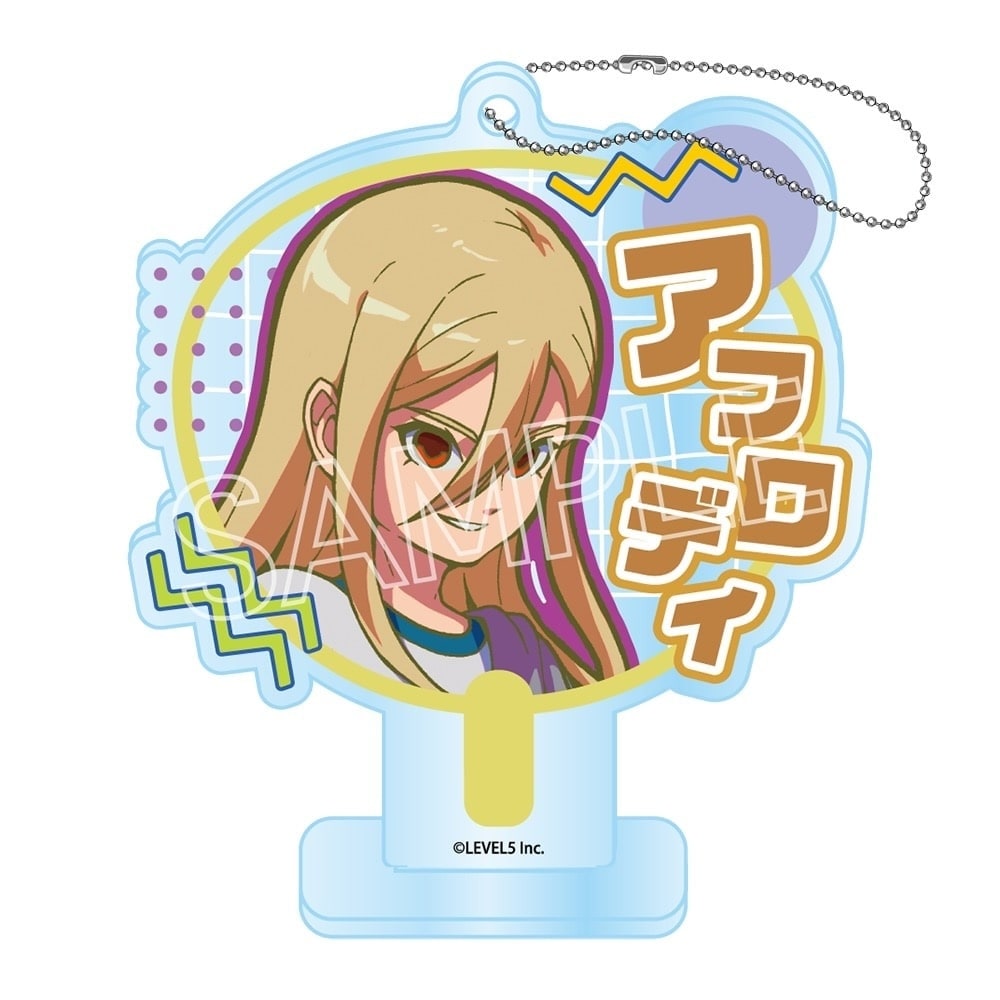 イナズマイレブン 英雄たちのヴィクトリーロード　ビビッドラインシリーズ　デコうちわキーチェーン