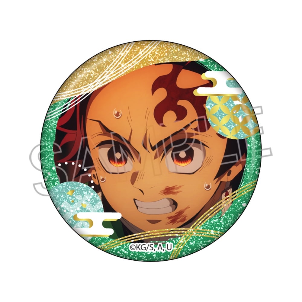 鬼滅の刃　トレーディンググリッター缶バッジ