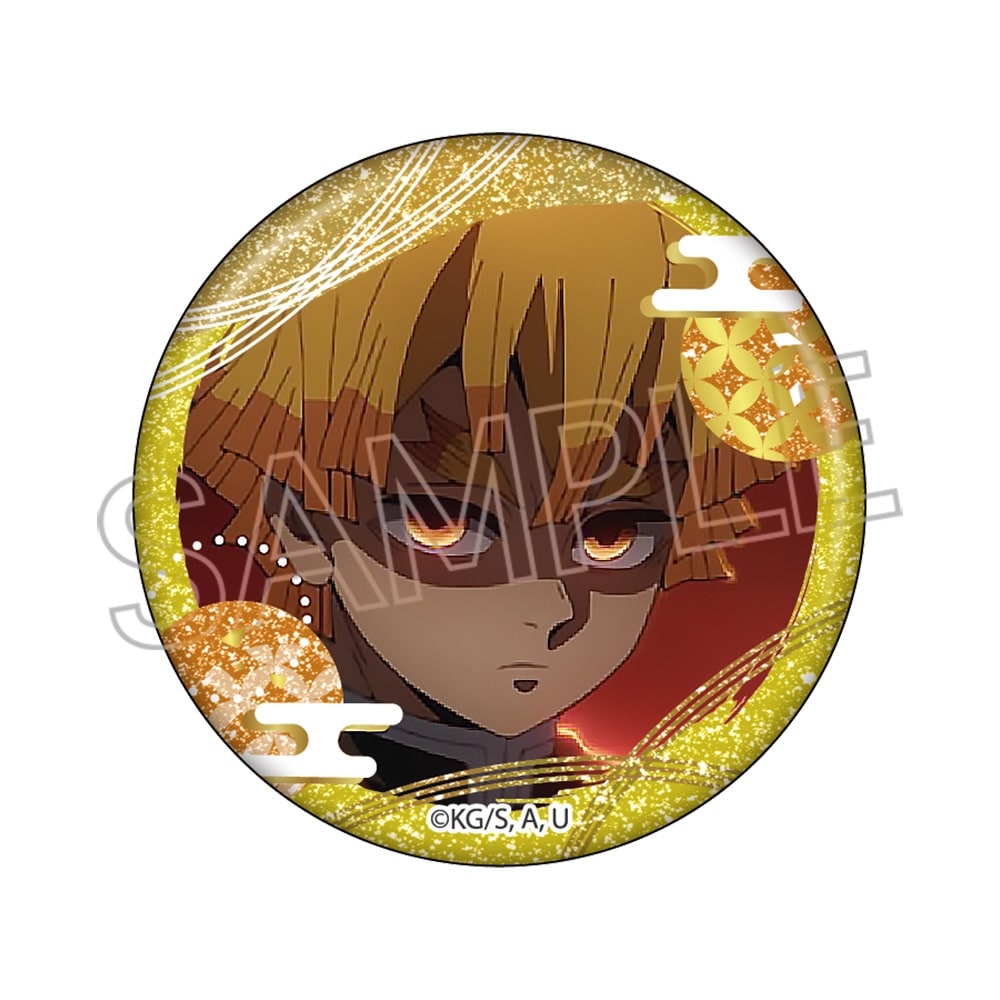 鬼滅の刃　トレーディンググリッター缶バッジ