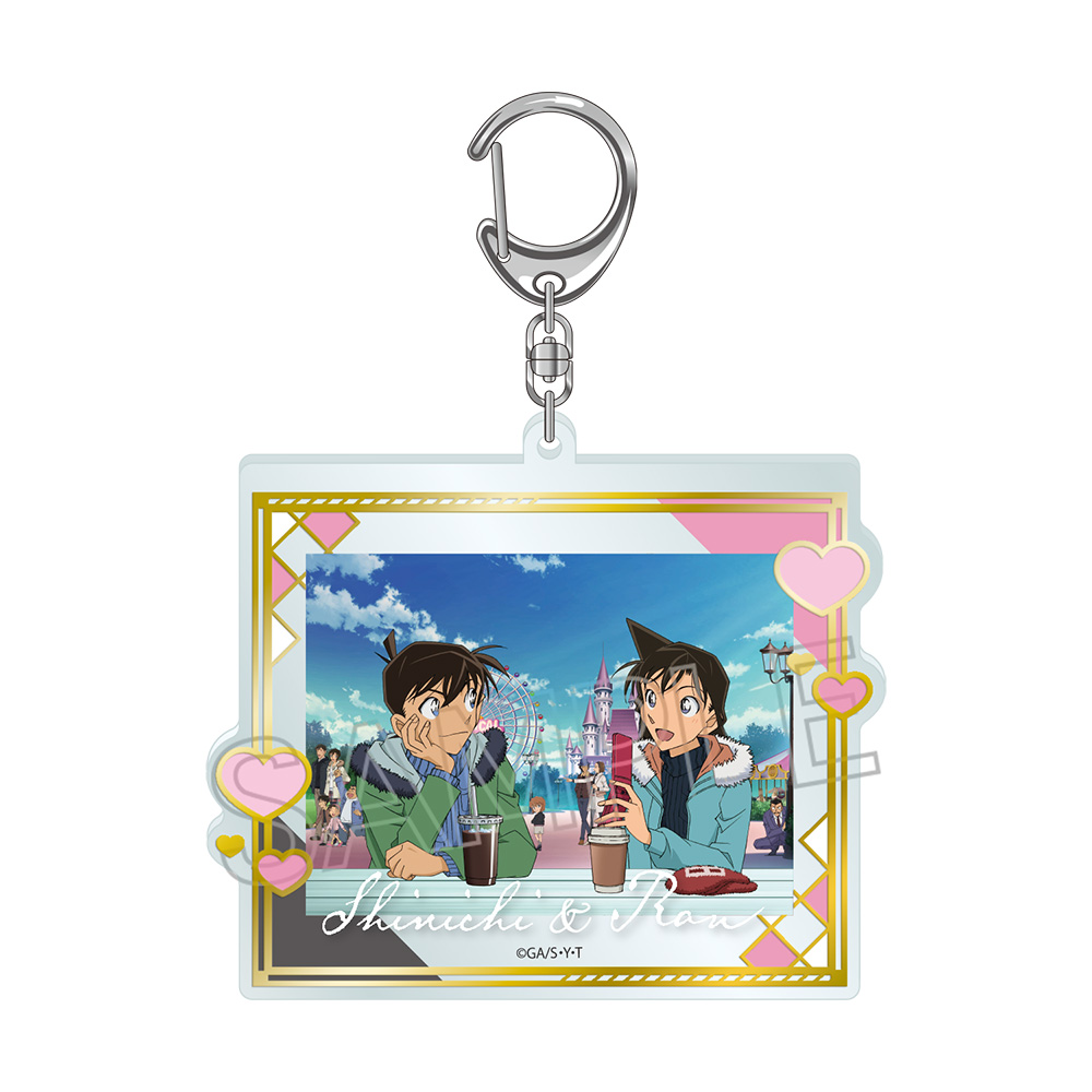 名探偵コナン　箔押しアクリルキーホルダー
