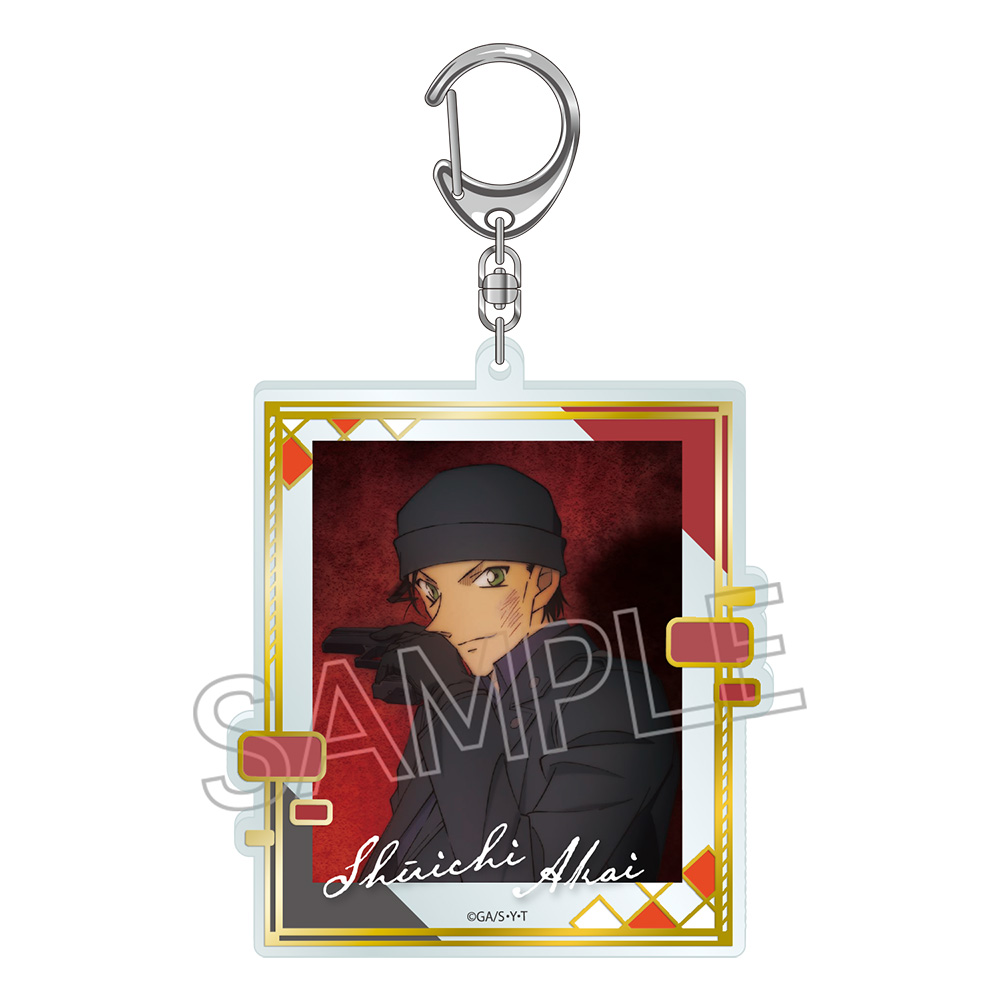 名探偵コナン　箔押しアクリルキーホルダー