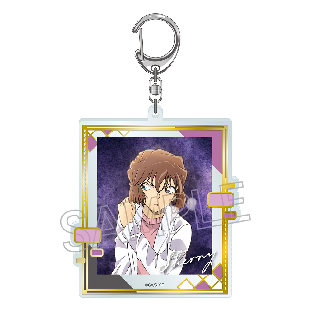 名探偵コナン　箔押しアクリルキーホルダー