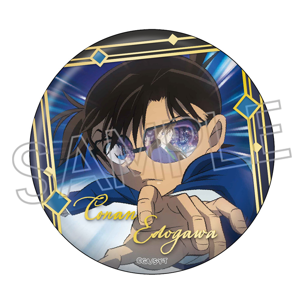 名探偵コナン　メタリック缶バッジ