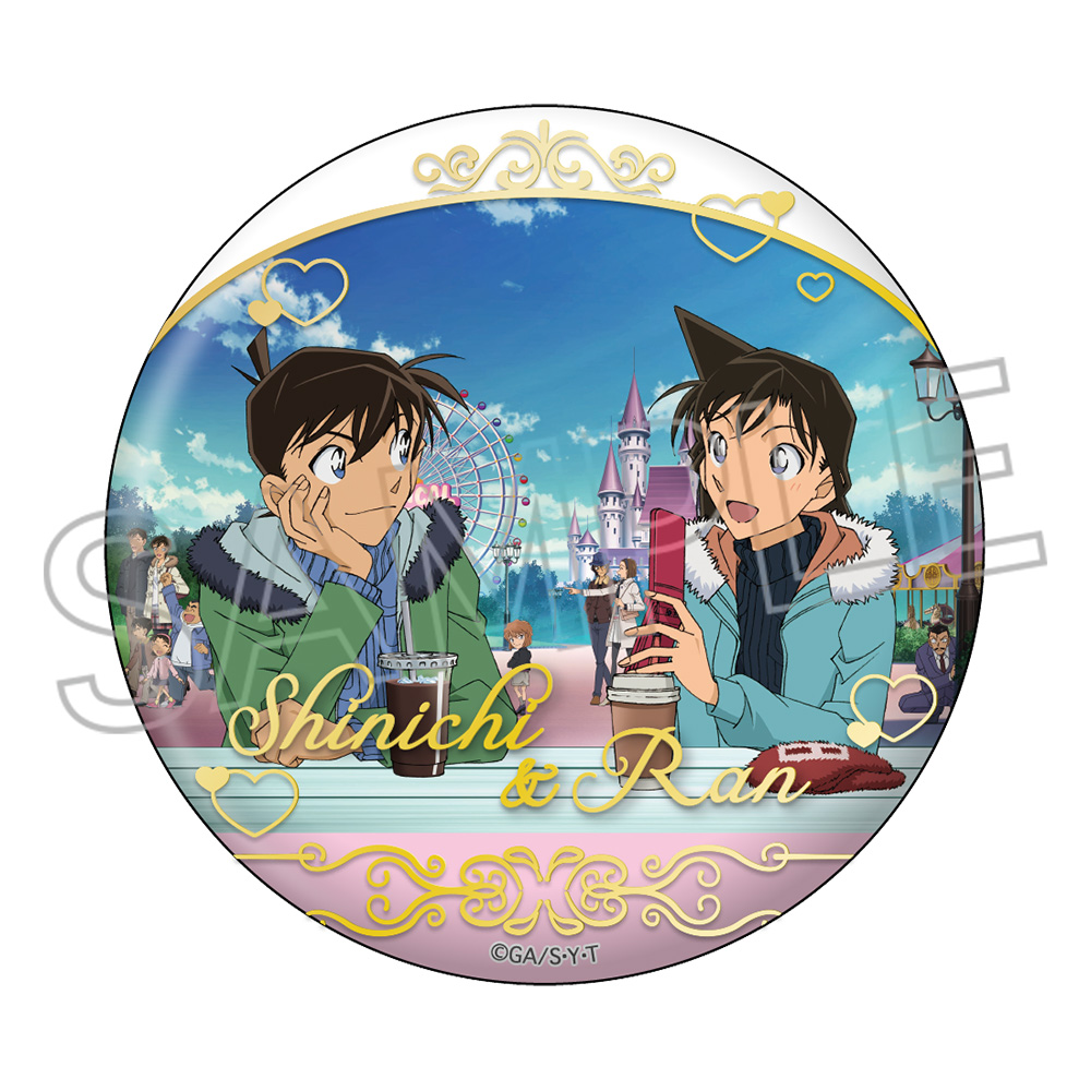 名探偵コナン　メタリック缶バッジ