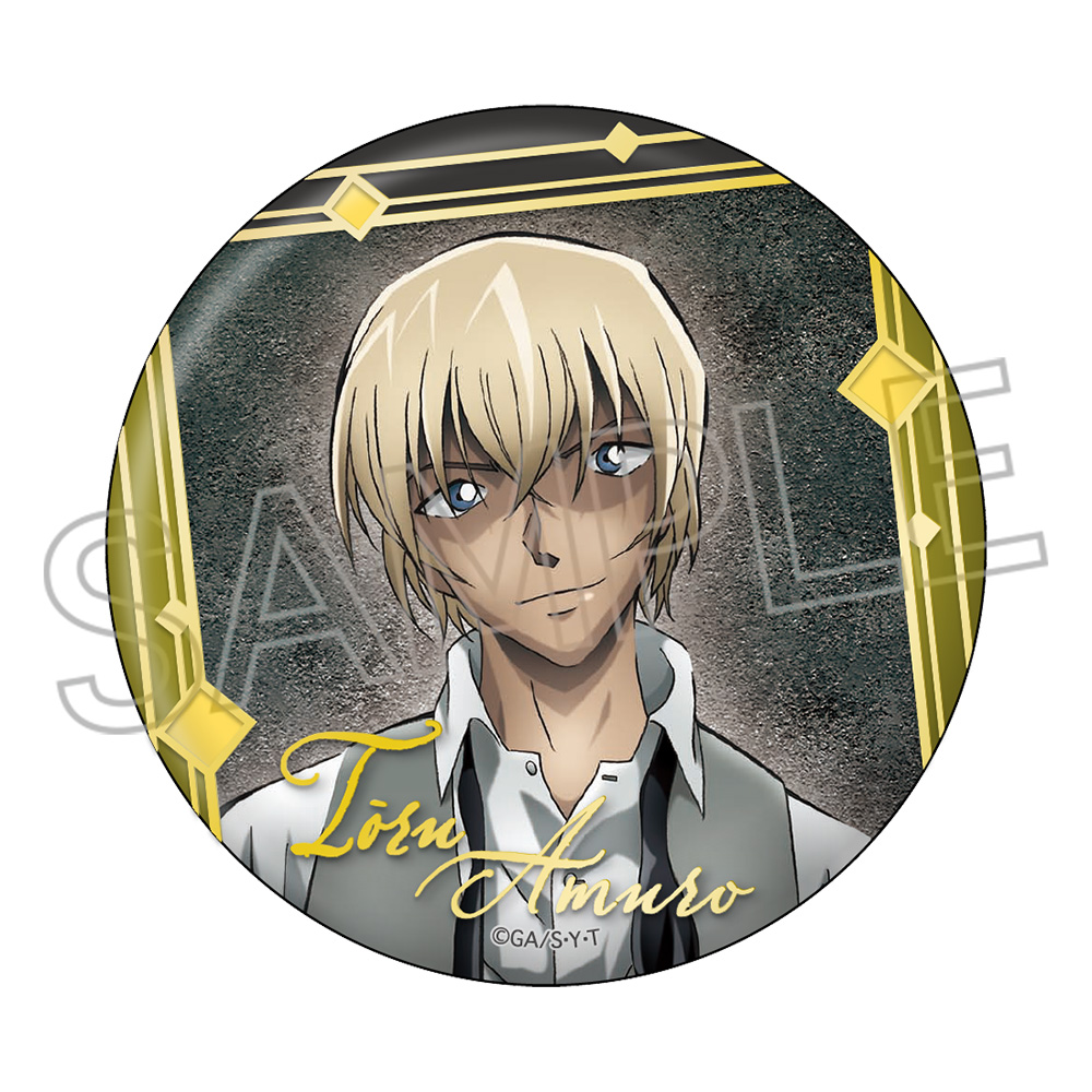 名探偵コナン　メタリック缶バッジ