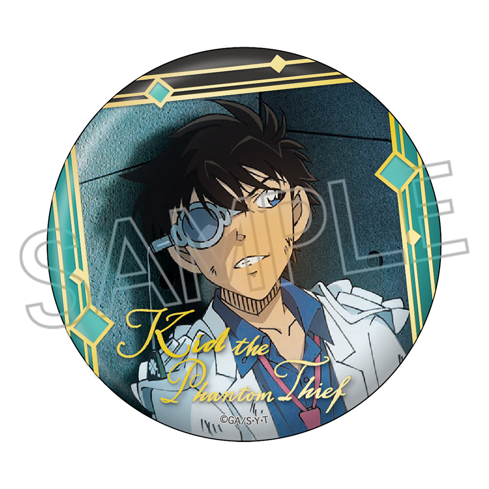 名探偵コナン　メタリック缶バッジ