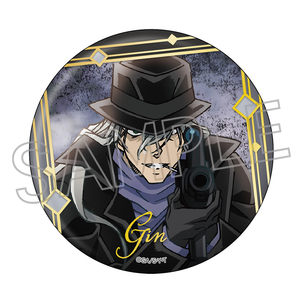 名探偵コナン　メタリック缶バッジ