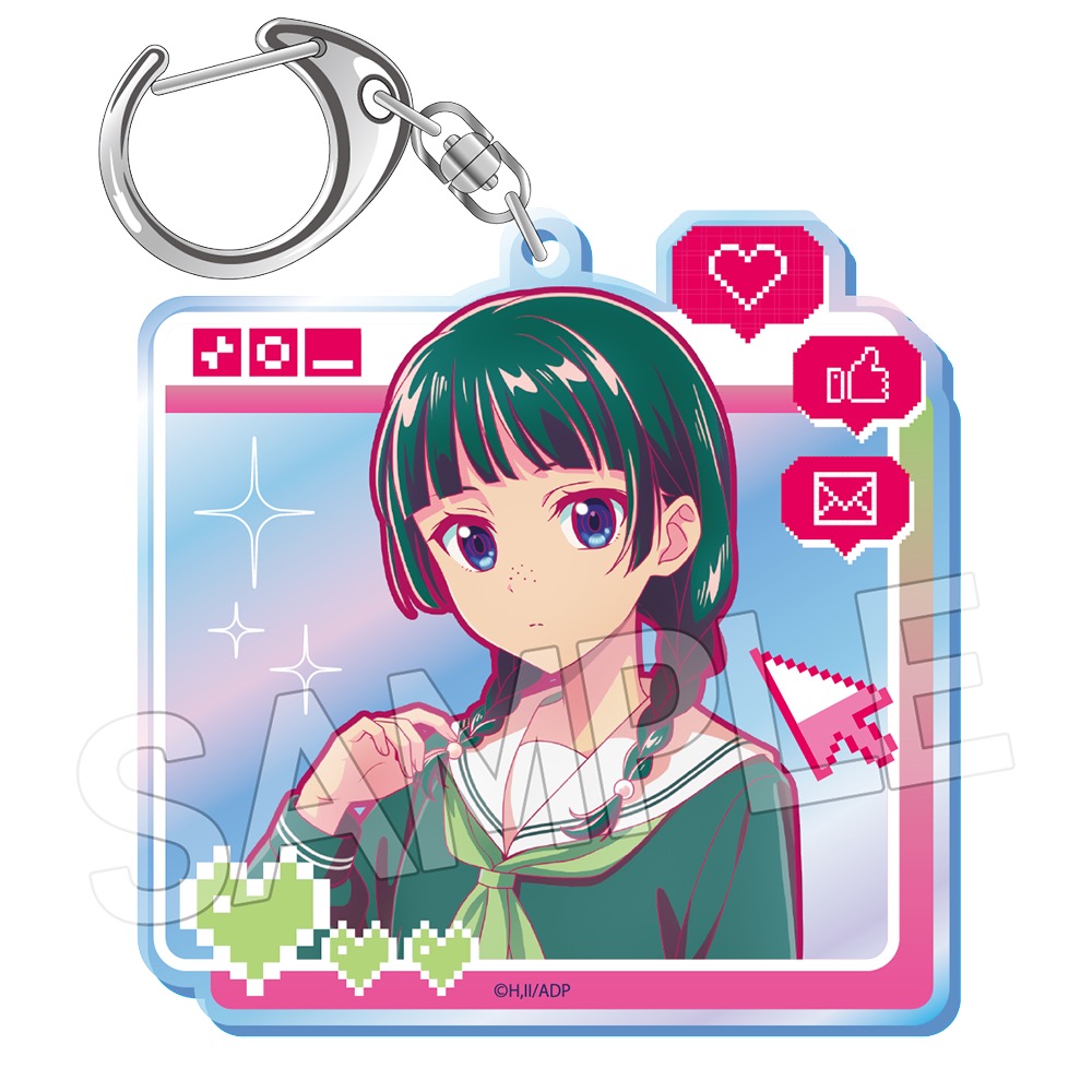 薬屋のひとりごと　ビビッドライン オーロラアクリルキーホルダー