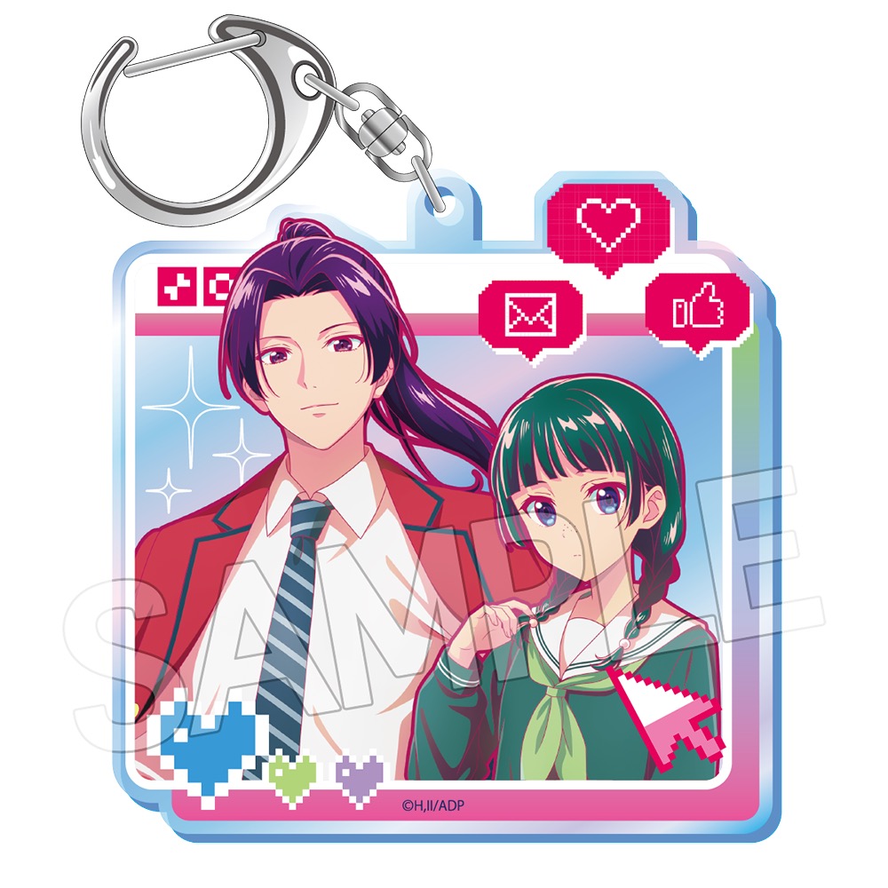 薬屋のひとりごと　ビビッドライン オーロラアクリルキーホルダー