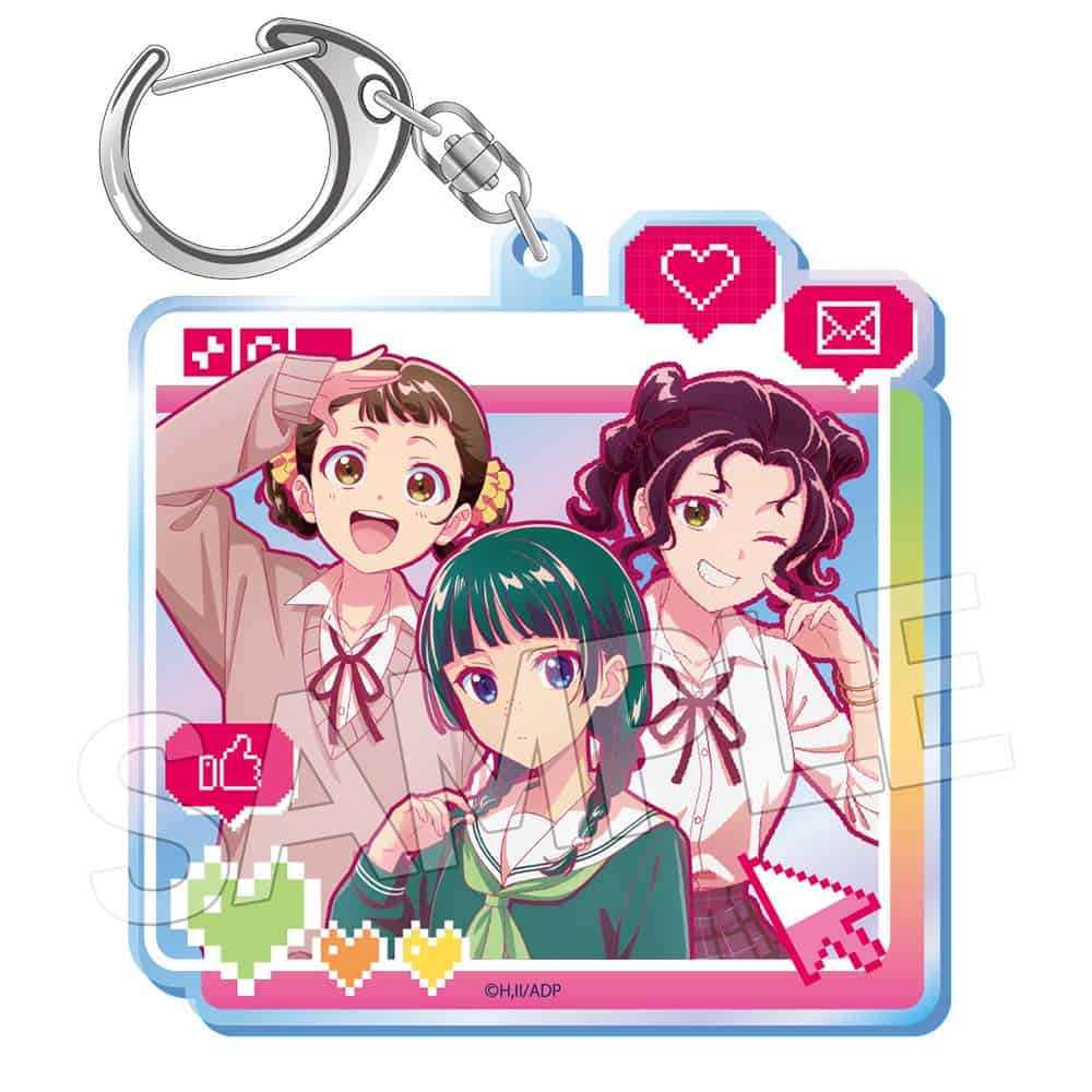 薬屋のひとりごと　ビビッドライン オーロラアクリルキーホルダー