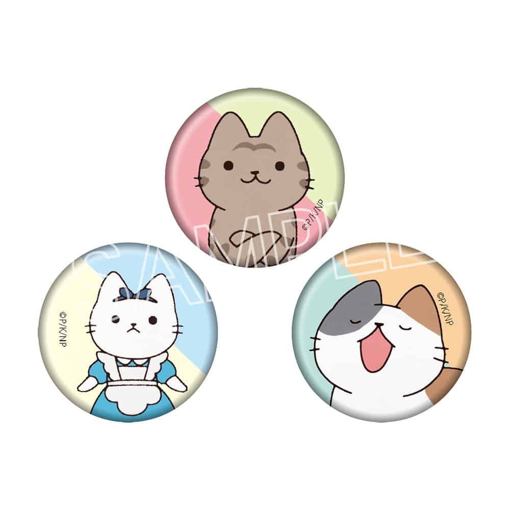 うごく！ねこむかしばなし　ミニ缶バッジセット