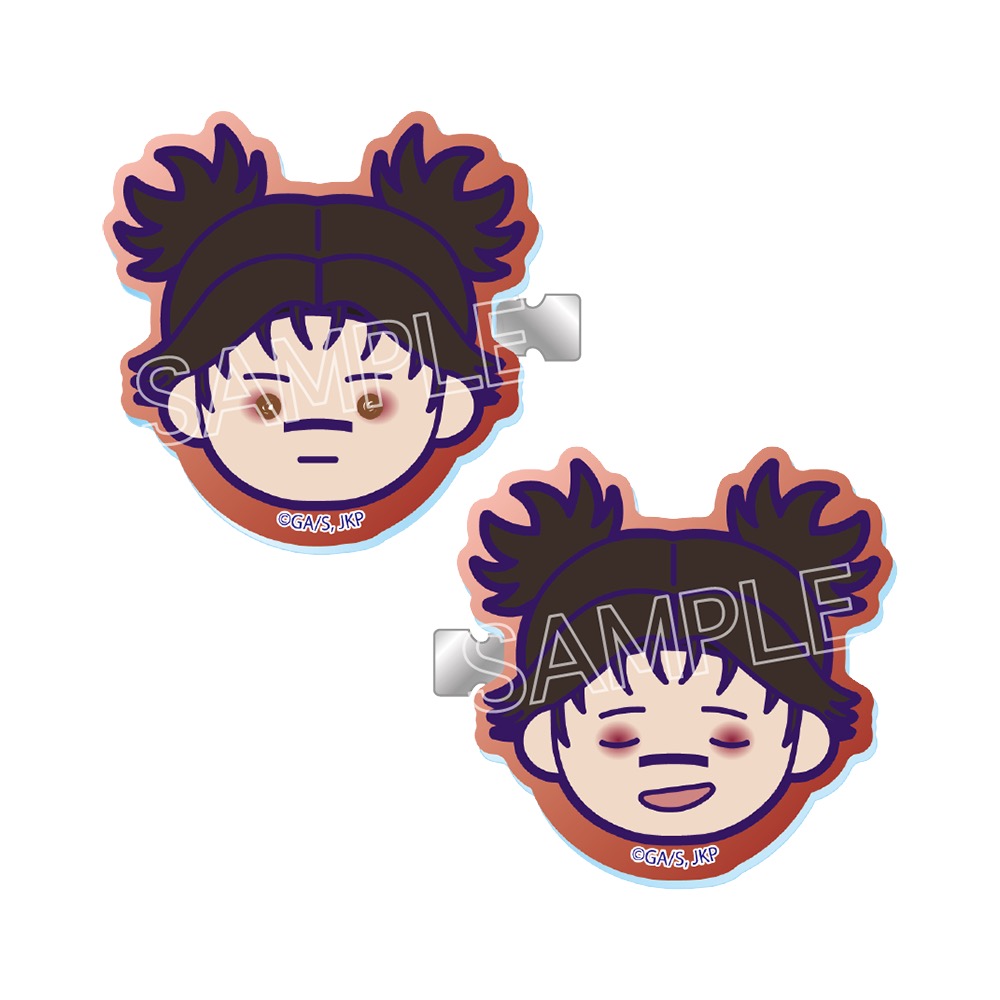 呪術廻戦　死滅回游 まるかお 前髪クリップ