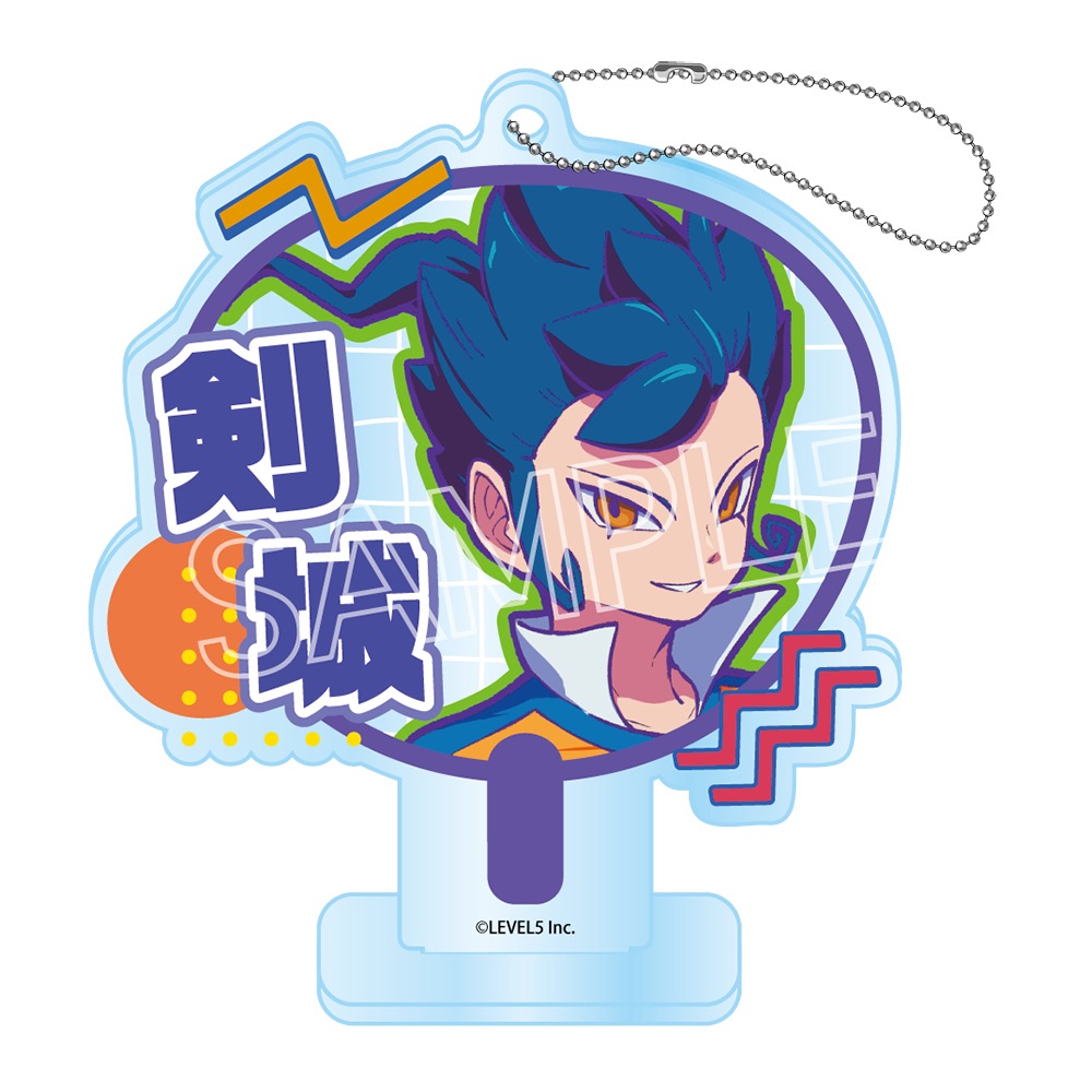 イナズマイレブン 英雄たちのヴィクトリーロード　ビビッドラインシリーズ　デコうちわキーチェーン Vol.2