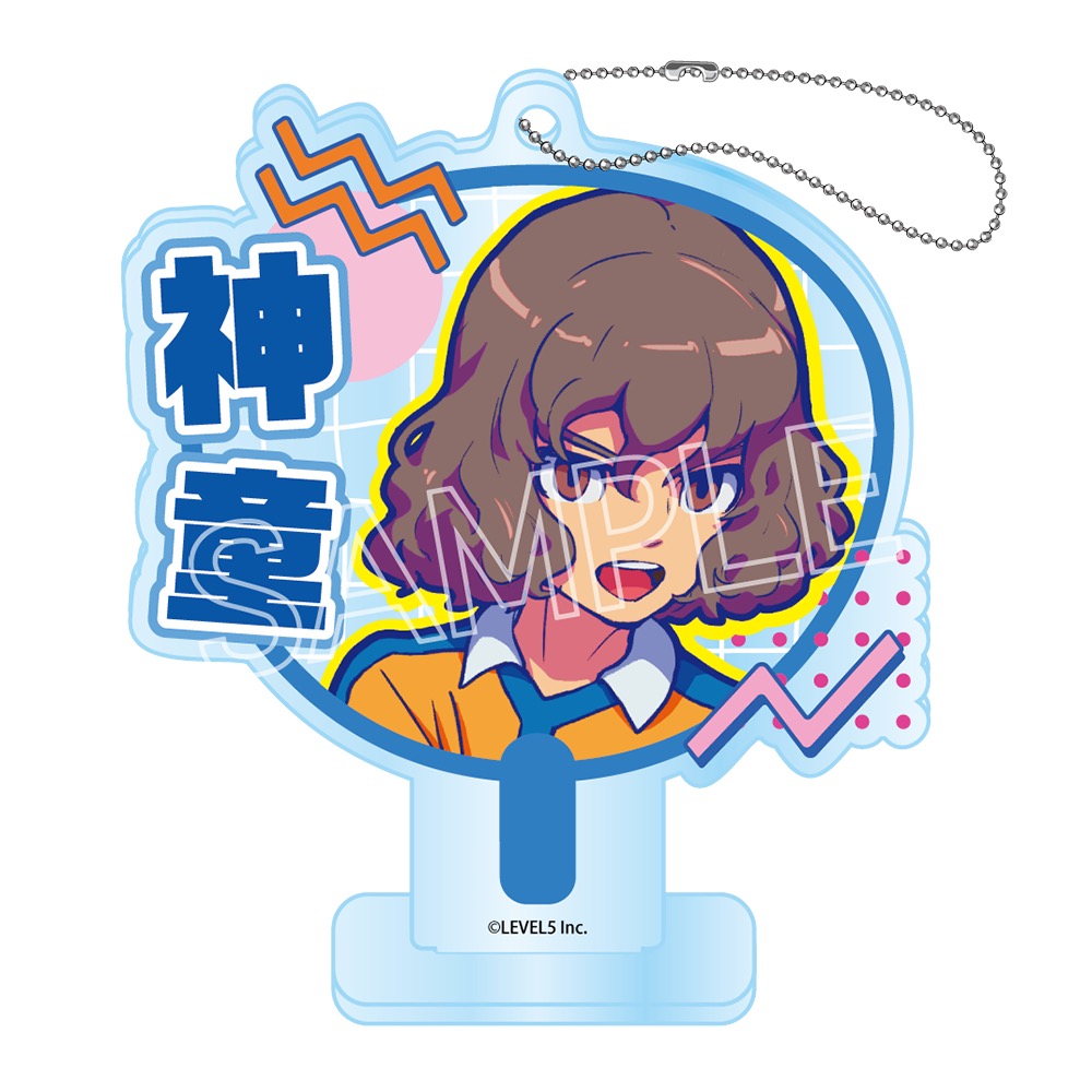 イナズマイレブン 英雄たちのヴィクトリーロード　ビビッドラインシリーズ　デコうちわキーチェーン Vol.2