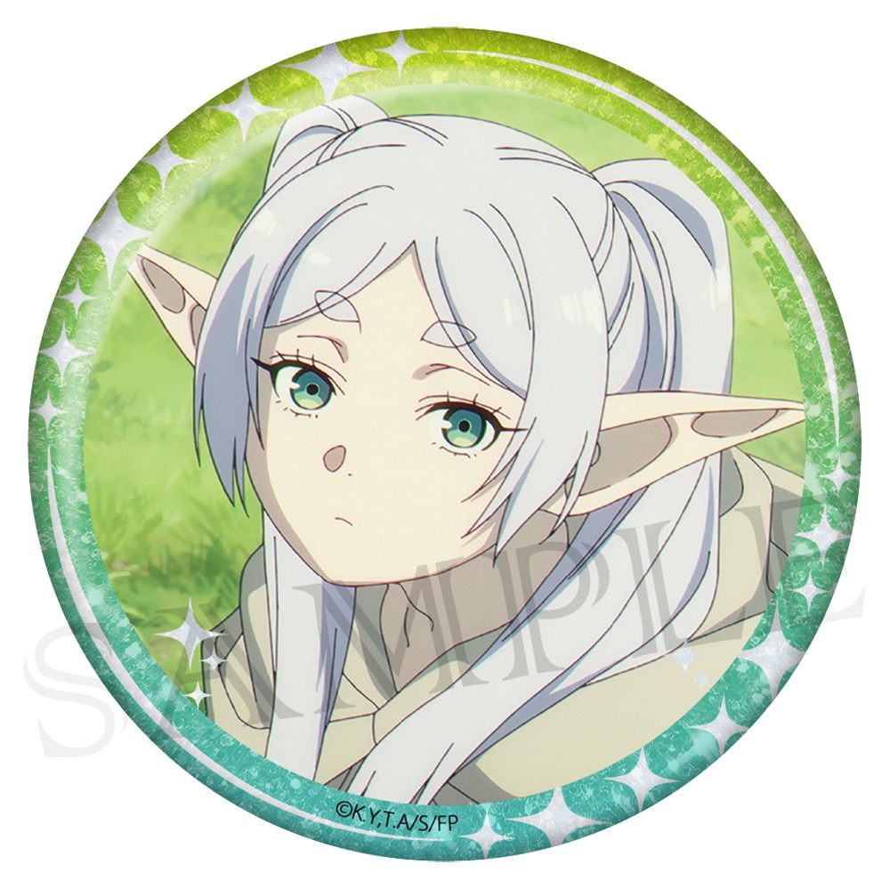 葬送のフリーレン　グリッター缶バッジ