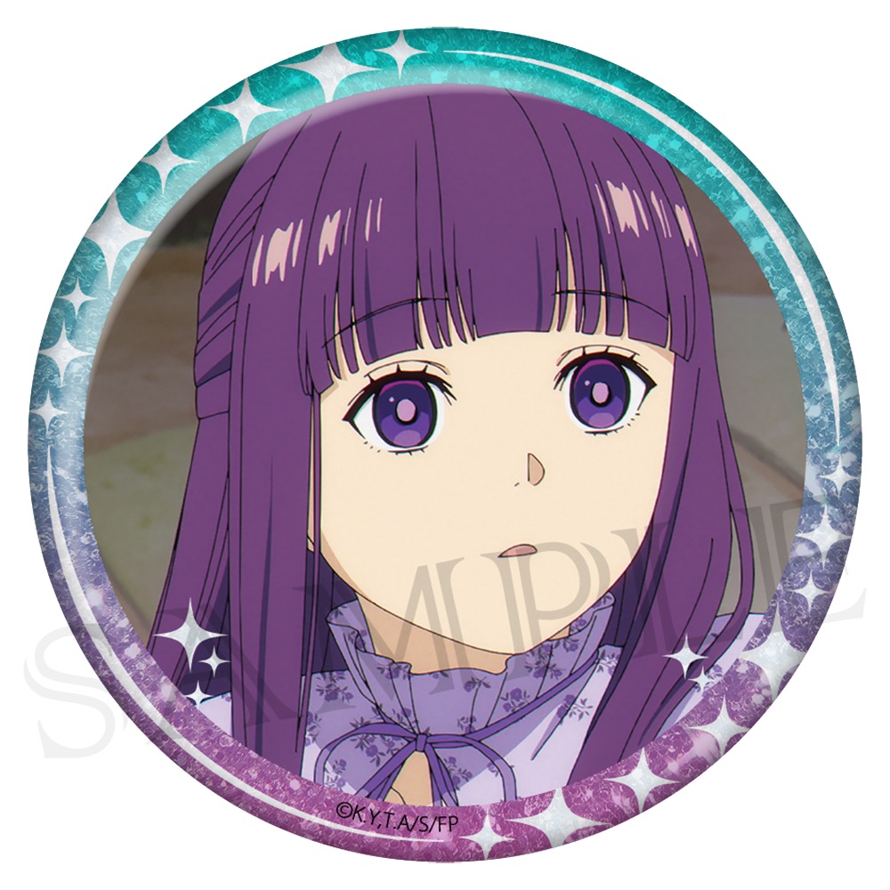 葬送のフリーレン　グリッター缶バッジ