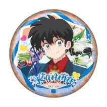 らんま1/2　フラワーブーケ  キラキラ缶バッジ