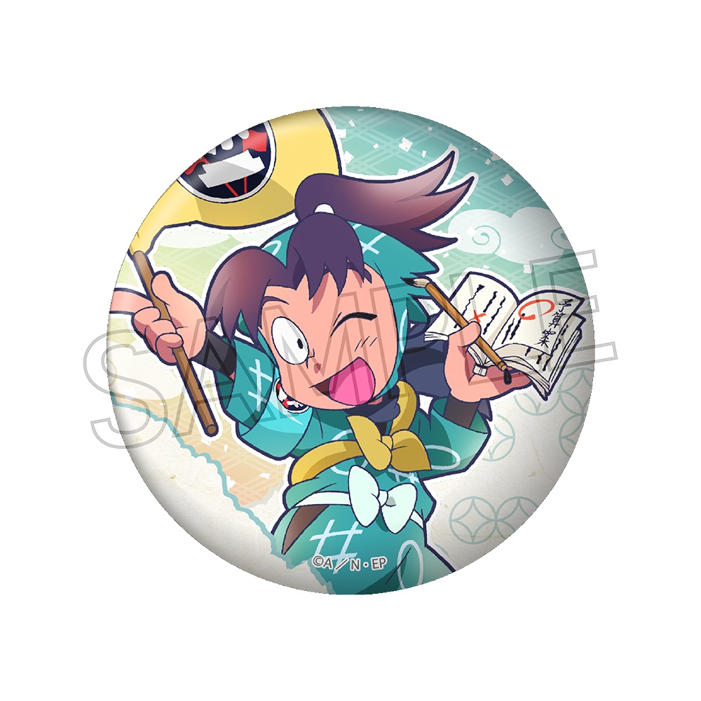忍たま乱太郎 缶バッジ-修学旅行実行委員-