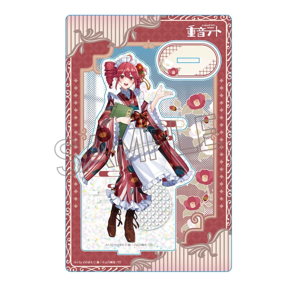 重音テト　【京まふ事後通販】和風モダンカフェ ホロアクリルスタンド（L)