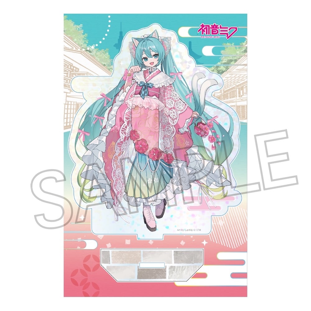 初音ミク　【京まふ事後通販】百鬼夜行 -街道さんぽ- ホロアクリルスタンド（L)