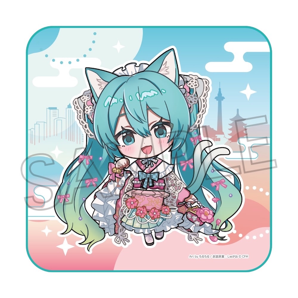 初音ミク　百鬼夜行 -街道さんぽ- ミニタオル
