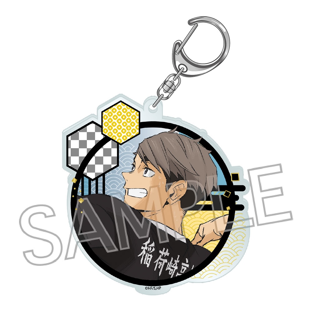 ハイキュー!!　切り絵シリーズVol.7　アクリルキーホルダー